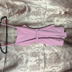 Blush pink dotted romper